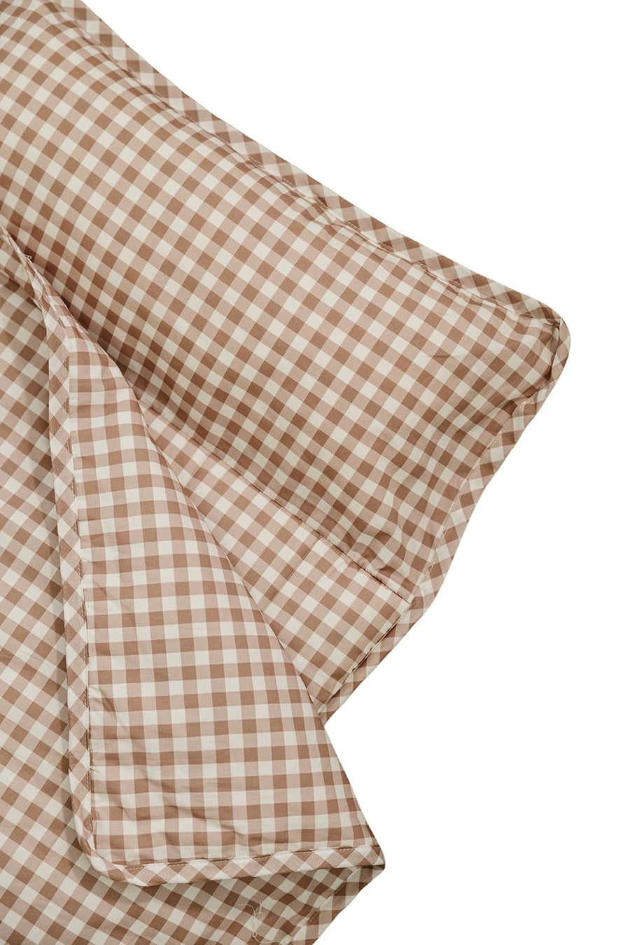 Organic Nap Mat- Brown Gingham