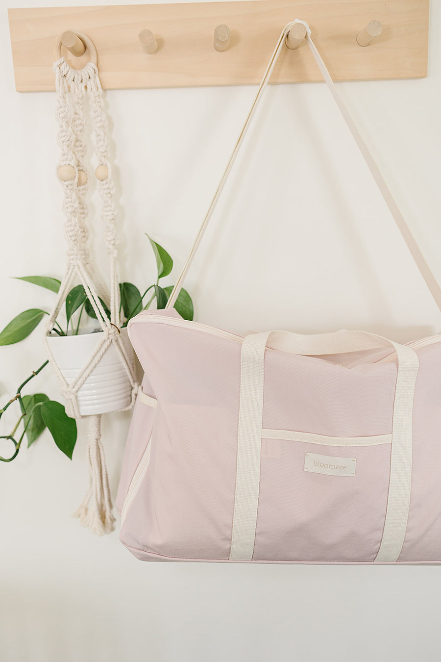 Portable Bedding Set Bags (Light Pink)