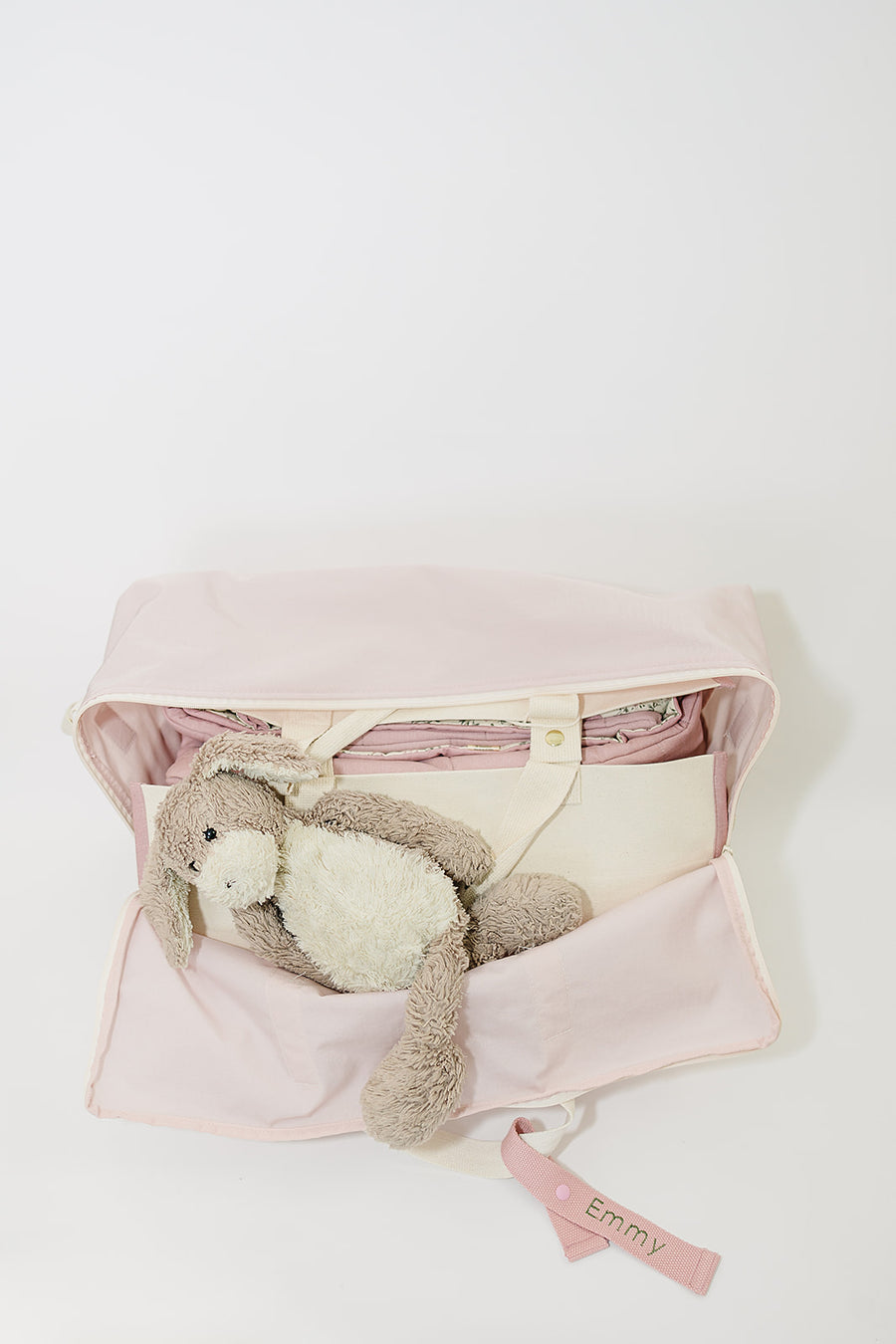 Portable Bedding Set Bags (Light Pink)