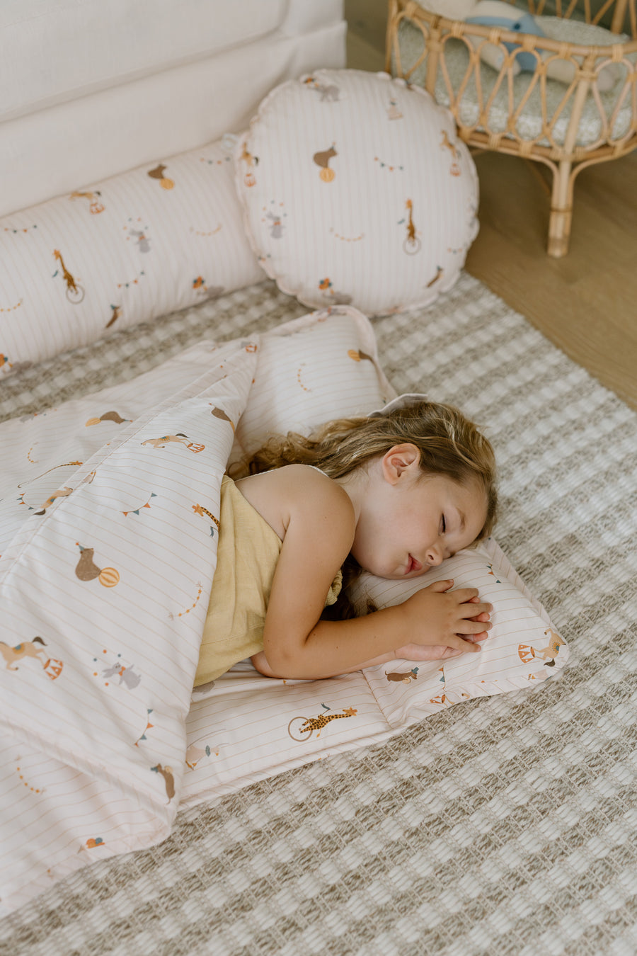 [NEW] Organic Nap Mat- Dreamy Animal