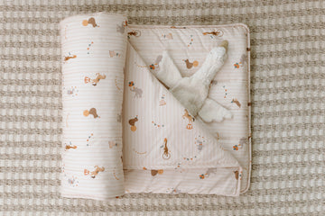 [NEW] Organic Nap Mat- Dreamy Animal