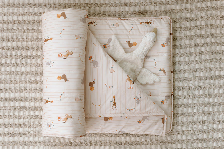 [NEW] Organic Nap Mat- Dreamy Animal