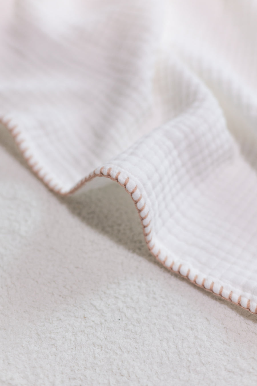 4 Layer Muslin Blanket (Brown, Pink)