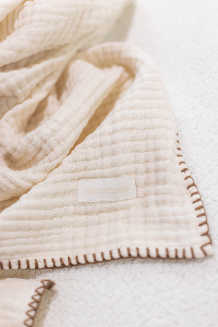 4 Layer Muslin Blanket (Brown, Pink)