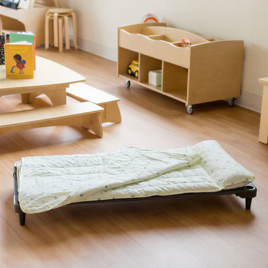 Toddler Organic Nap Mat with Pillow and Blanket for Daycare – Bloomere