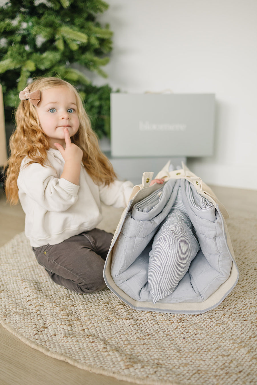 Nap mats with online pillow and blanket attached